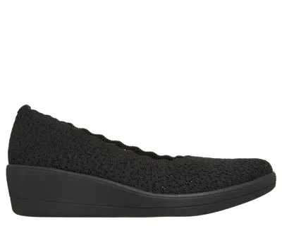 Skechers Women's Relaxed Fit: Newport Wedge - Softly Stitched In Black