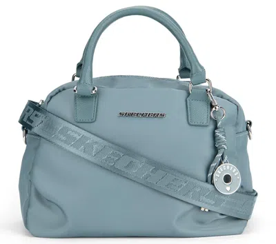 Skechers Women's Shoulder Bag With Bungee Keychain In Blue