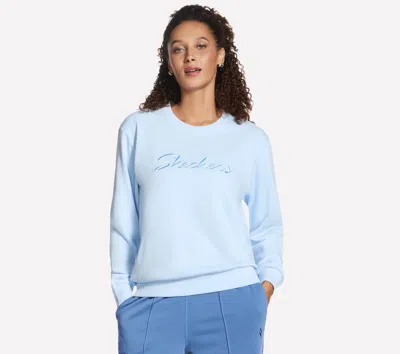 Skechers Women's Signature Crew Top In Blue