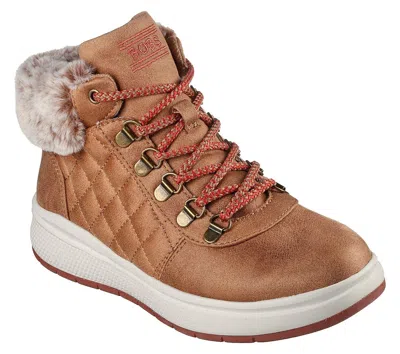 Skechers Women's  Bobs Skipper Wave-grand Leap -csnt Boots Brown Gbnc1219 In Multi