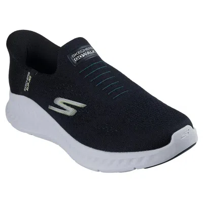 Skechers Women's  Gowalk Now Sauntered Black Slip-ins Walking Shoes Zogg2386