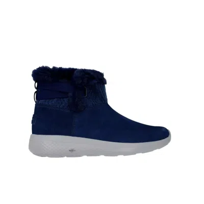 Skechers On-the-go City 2-cozy Vibe 144445-nvy Womens Blue Winter Boots Hawk2267