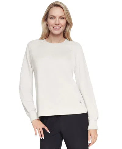 Skechers Women's Skechluxe Elevate Crewneck In White