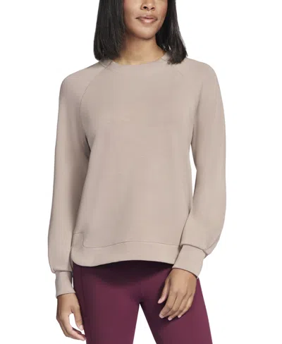 Skechers Skechluxe Elevate Crewneck Tee In Pink