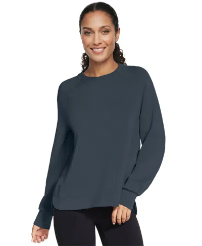Skechers Women's Skechluxe Elevate Crewneck In Green