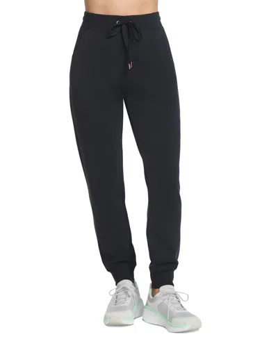 Skechers Women's Skechluxe Elevate Sweatpant Joggers In Bold Black