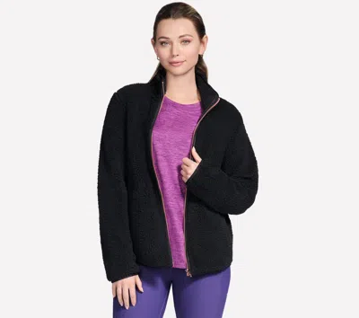 Skechers Skechsherpa Jacket In Black
