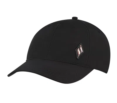 Skechers Women's Skech-shine Diamond Patch Hat In Black