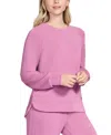 Skechers Women's Skechweave Elevate Long-sleeve Crewneck Tee In Pink