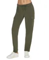 Skechers Women's Slip In Cargo Pants In Olbk-olive
