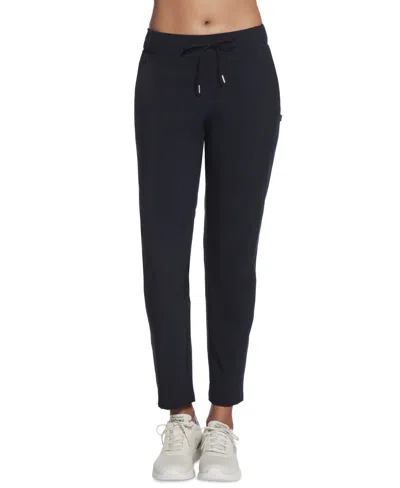 Skechers Women's Slip-in Go Walk Uptown Pants In Black