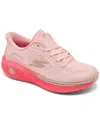 Skechers Women's Slip-ins: Arch Fit Go Run Anywhere Running Sneakers From Finish Line In Pink