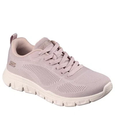 Skechers Women's Slip-ins: Bobs Sport B Lite Walking Sneakers From Finish Line In Pink