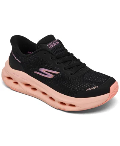 Skechers Women's Slip-ins: Max Cushioning Glide-step Running Sneakers From Finish Line In Black,purple