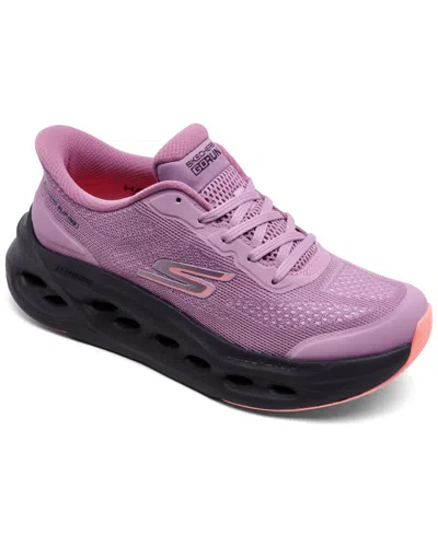 Skechers Women's Slip-ins Max Cushioning Glide-step Running Sneakers From Finish Line In Purple
