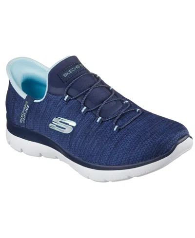 Skechers Women's Slip-ins: Summits In Navy,aqua