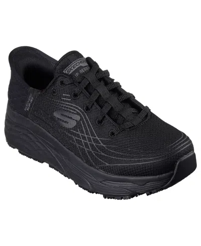 Skechers Women's Slip-ins Work Relaxed Fit: Max Cushioning Elite In Black