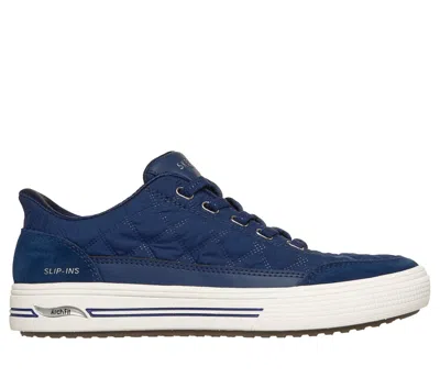 Skechers Women's Slip-ins: Arch Fit Arcade - Cozy Fit Cuddle Steps Sneaker In Blue