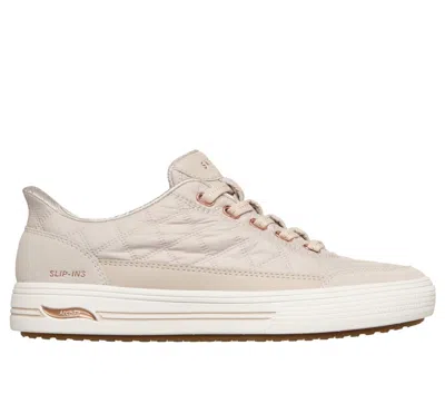 Skechers Women's Slip-ins: Arch Fit Arcade - Cozy Fit Cuddle Steps Sneaker In Neutral