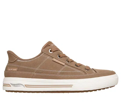Skechers Women's Slip-ins: Arch Fit Arcade - See Ya There Sneaker In Brown