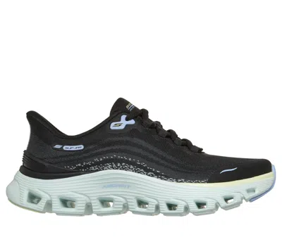 Skechers Women's Slip-ins: Arch Fit Glide-step Wave Hands Free Slip-ins Sneaker In Black