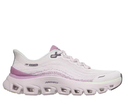 Skechers Women's Slip-ins: Arch Fit Glide-step Wave Hands Free Slip-ins Sneaker In Purple