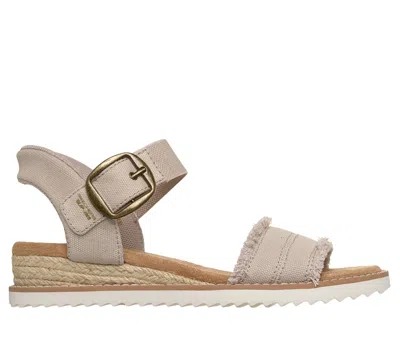Skechers Women's Slip-ins: Bobs Desert Kiss - Frayed Fun Sandals In Neutral