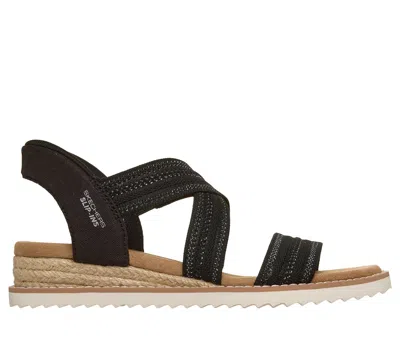 Skechers Women's Slip-ins: Bobs Desert Kiss - Lavish Leap Sandals In Black