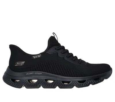Skechers Women's Slip-ins: Bobs Sport Arc Waves Sneaker In Black