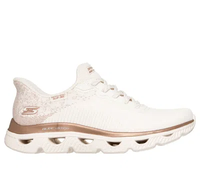 Skechers Women's Slip-ins: Bobs Sport Arc Waves - Urban Sparkle Sneaker In White