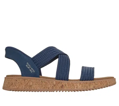 Skechers Women's Slip-ins: Bobs Sun Vibe - Island Stroll Sandals In Blue