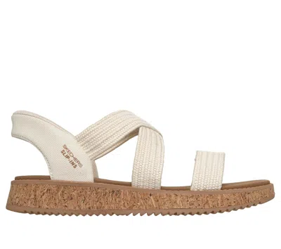 Skechers Women's Slip-ins: Bobs Sun Vibe - Island Stroll Sandals In White