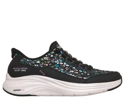 Skechers Contour Foam Cozy Fit Radiant Glow In Black