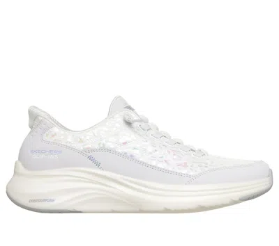Skechers Women's Slip-ins: Contour Foam - Cozy Fit Radiant Glow Sneaker In White