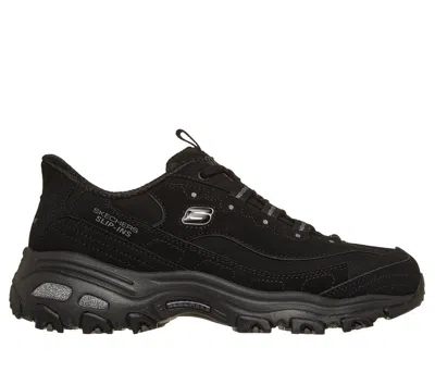 Skechers Women's Slip-ins: D'lites - Classic Remix Sneaker In Black