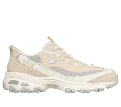 Skechers Women's Slip-ins: D'lites - Smooth Nostalgia Sneaker In Nude