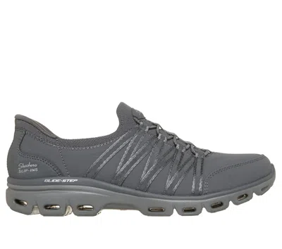 Skechers Women's Slip-ins: Glide-step Comfort - Steady Grace Slip-on Shoes In Gray