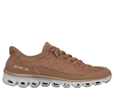 Skechers Women's Slip-ins: Glide-step - Cozy Fit At Ease Hands Free Slip-ins Sneaker In Brown