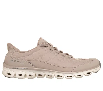 Skechers Women's Slip-ins: Glide-step - Cozy Fit At Ease Hands Free Slip-ins Sneaker In Neutral