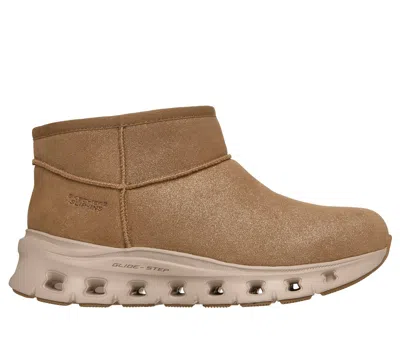 Skechers Women's Slip-ins: Glide-step Pro Boot - Cozy Mini Boots In Brown