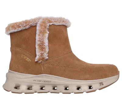 Skechers Women's Slip-ins: Glide-step Pro Boot - Cozy Wish Boots In Brown