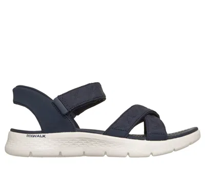 Skechers Women's Slip-ins: Go Walk Flex Sandals - Cozy Fit Kaia In Blue