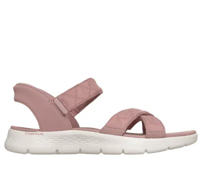 Skechers Women's Slip-ins: Go Walk Flex Sandals - Cozy Fit Kaia In Pink