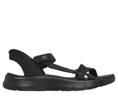 Skechers Women's Slip-ins: Go Walk Flex Sandals - Illuminate In Black