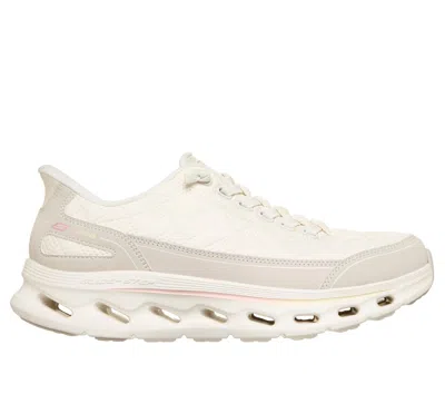 Skechers Women's Slip-ins: Go Walk Glide-step 2.0 - Cozy Fit Walker Hands Free Slip-ins Sneaker In White