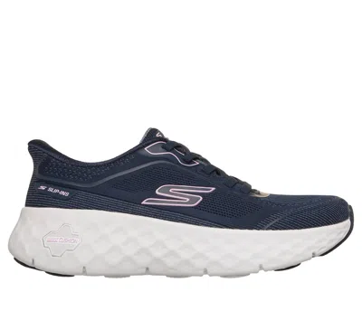Skechers Hands Free Slip-ins Go Walk Max Cushioning Flex Remi Womens Slip-on Walking Shoes In Blue