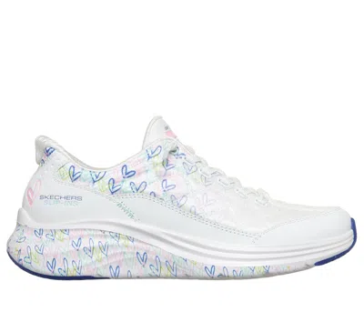 Skechers Women's Slip-ins Jgoldcrown: Contour Foam - Cozy Fit Love Notes Sneaker In White