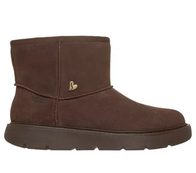 Skechers Women's Slip-ins: Keepsakes Cozy - Cozy Shorty Boots In Chocolate