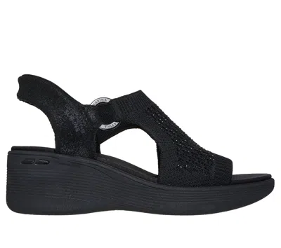 Skechers Women's Slip-ins Martha Stewart: Pier-lite - Park Path Sandals In Black