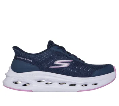 Skechers Women's Slip-ins: Max Cushioning Glide-step - Hartford Hands Free Slip-ins Sneaker In Blue